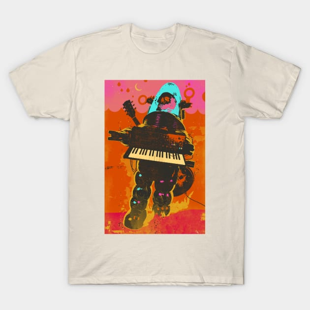 ROBOT SYNTH (FULL) T-Shirt by Showdeer